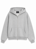 Men's Zip-Up Hoodie (Mist Grey)