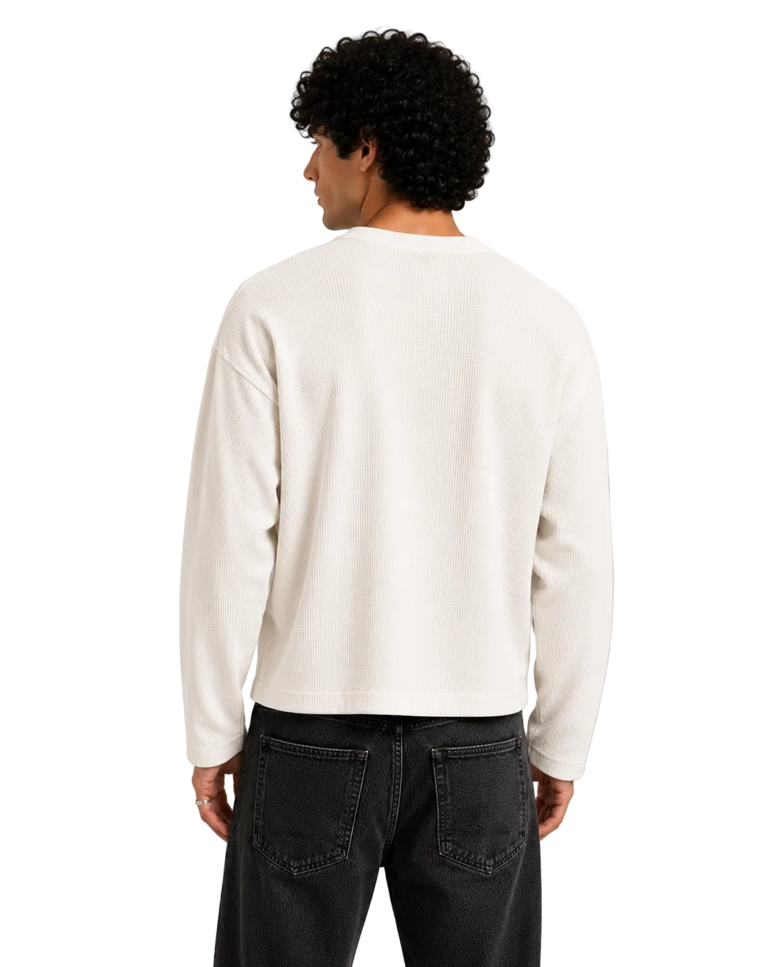 Men's Classic Henley - Snow