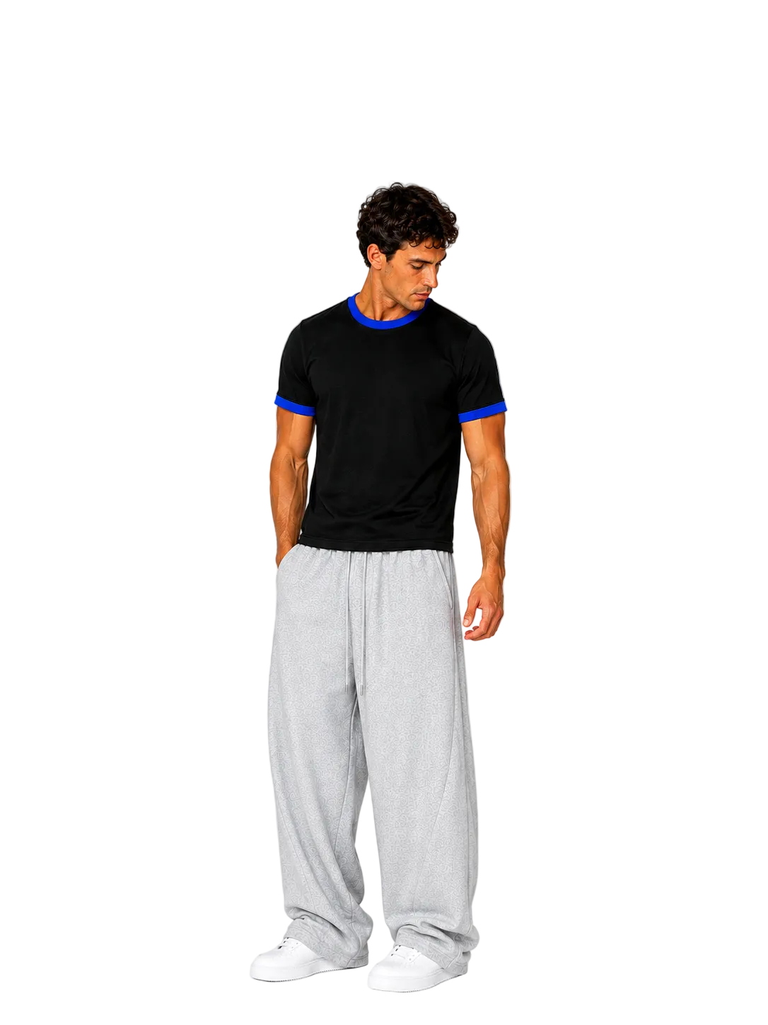 Classic Ringer Box T-Shirt (B-BLU)