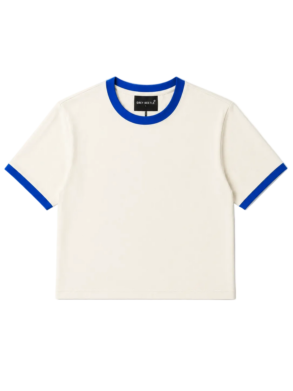 Classic Ringer Box T-Shirt (W-BLU)