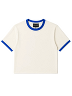 Classic Ringer Box T-Shirt (W-BLU)