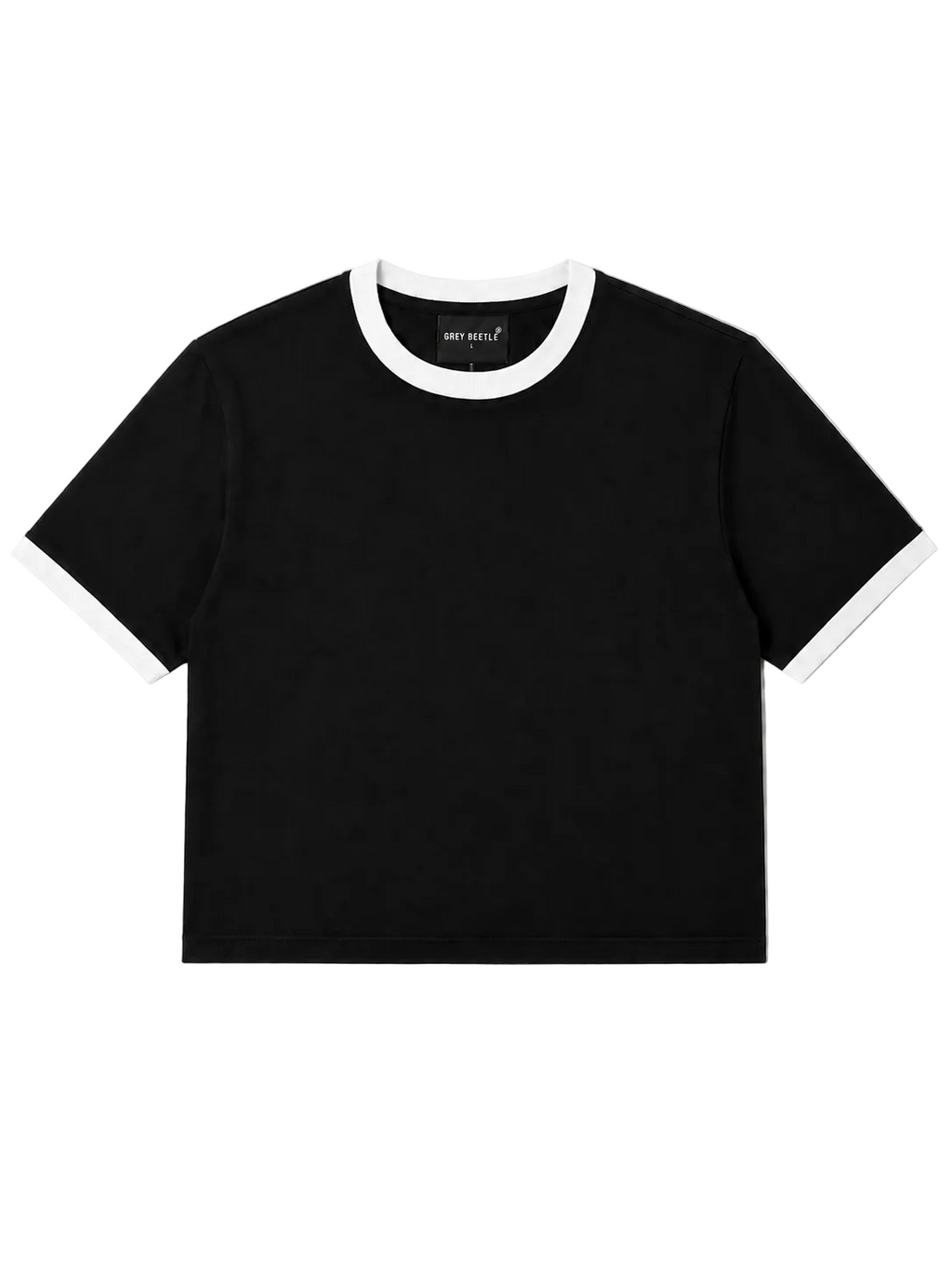 Classic Ringer Box T-Shirt (BW)