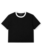 Classic Ringer Box T-Shirt (BW)