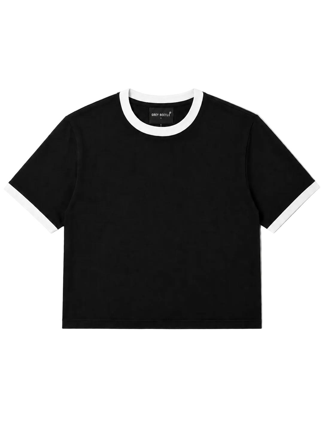 Classic Ringer Box T-Shirt (BW)