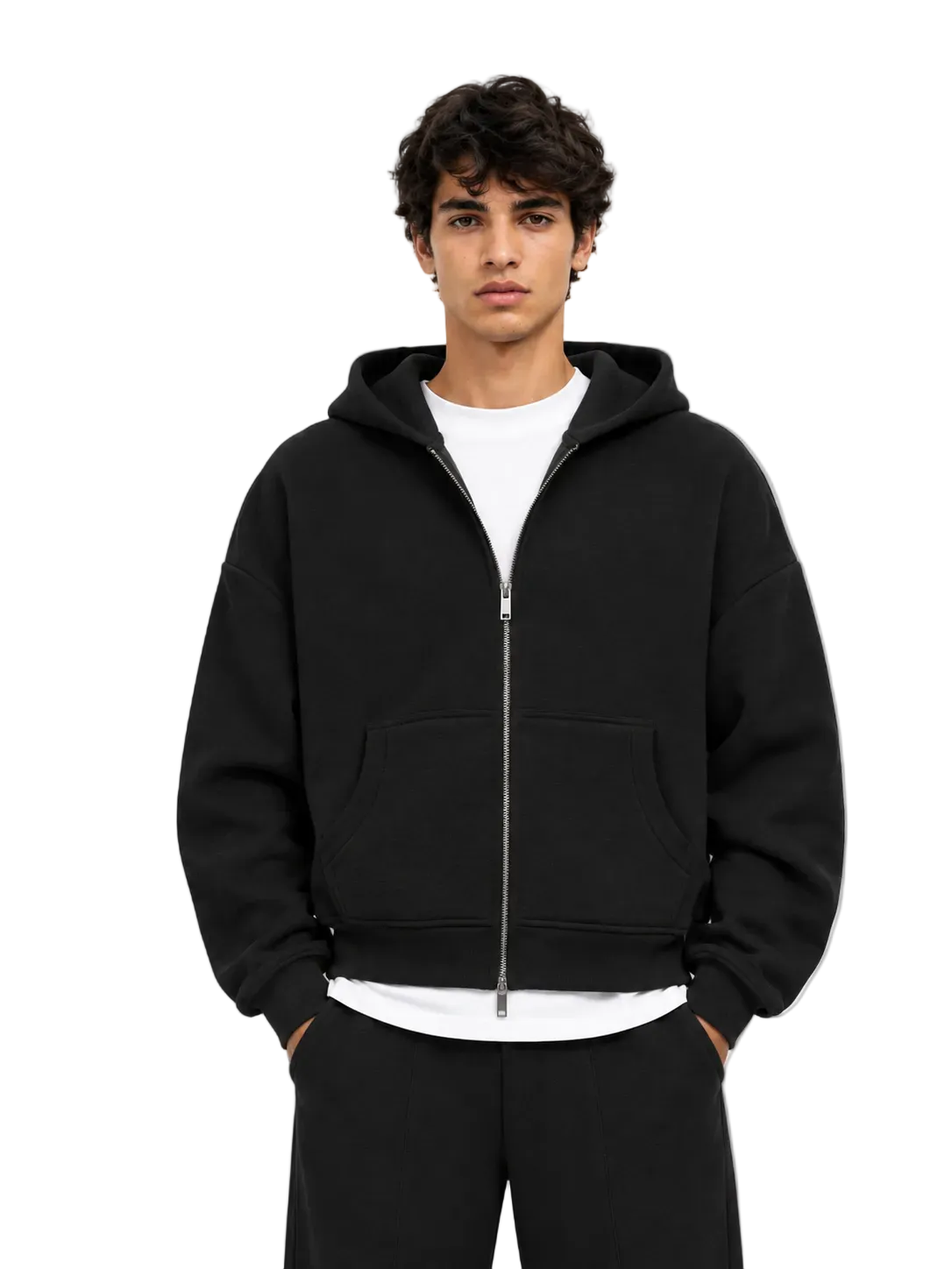 Men's Zip-Up Hoodie (Midnight)