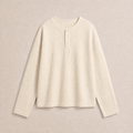 Women's Classic Henley - Snow