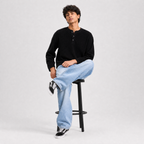 Classic Midnight Waffle Henley