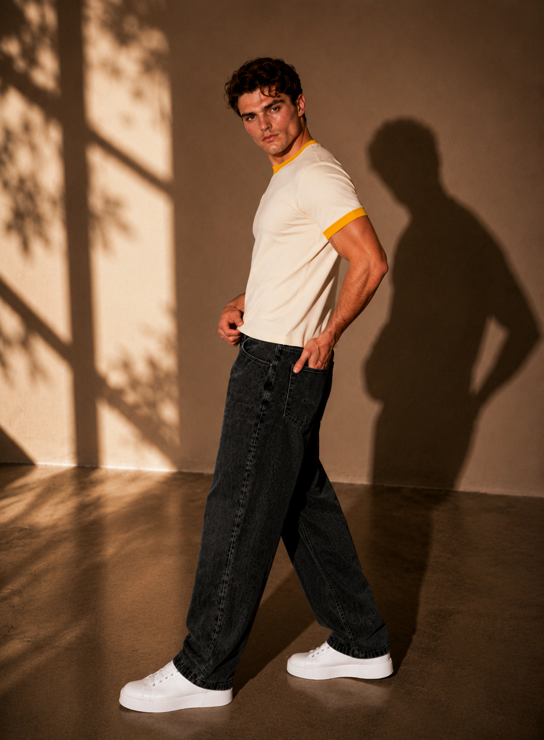 Classic Ringer Box T-Shirt (WY)