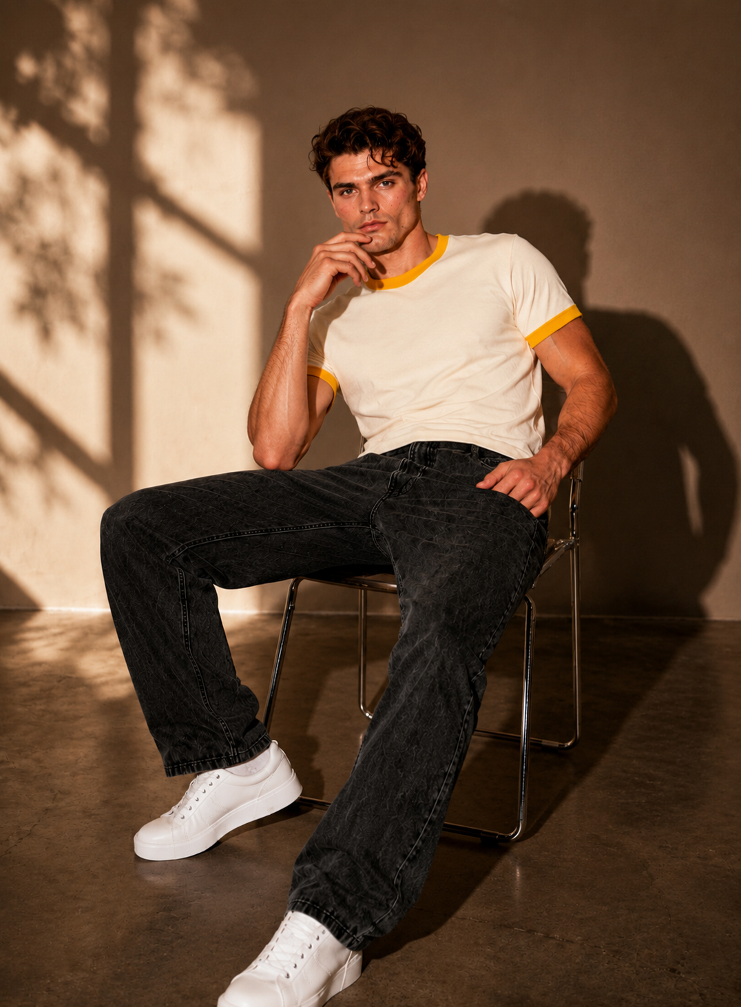 Classic Ringer Box T-Shirt (WY)