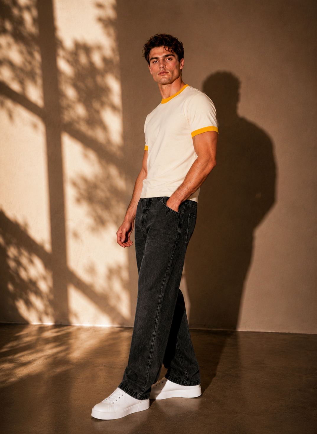 Classic Ringer Box T-Shirt (WY)