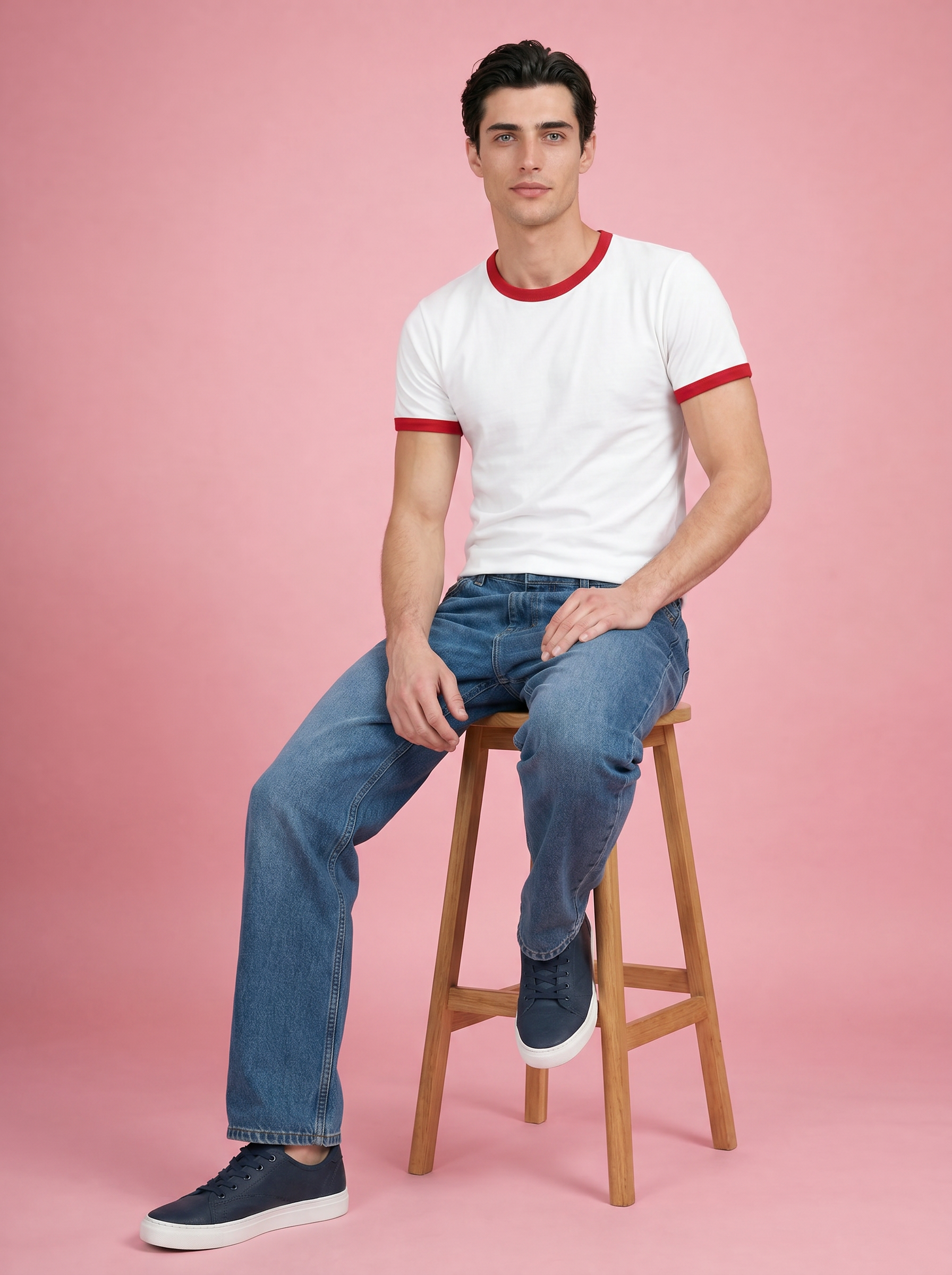 Classic Ringer Box T-Shirt (WR)