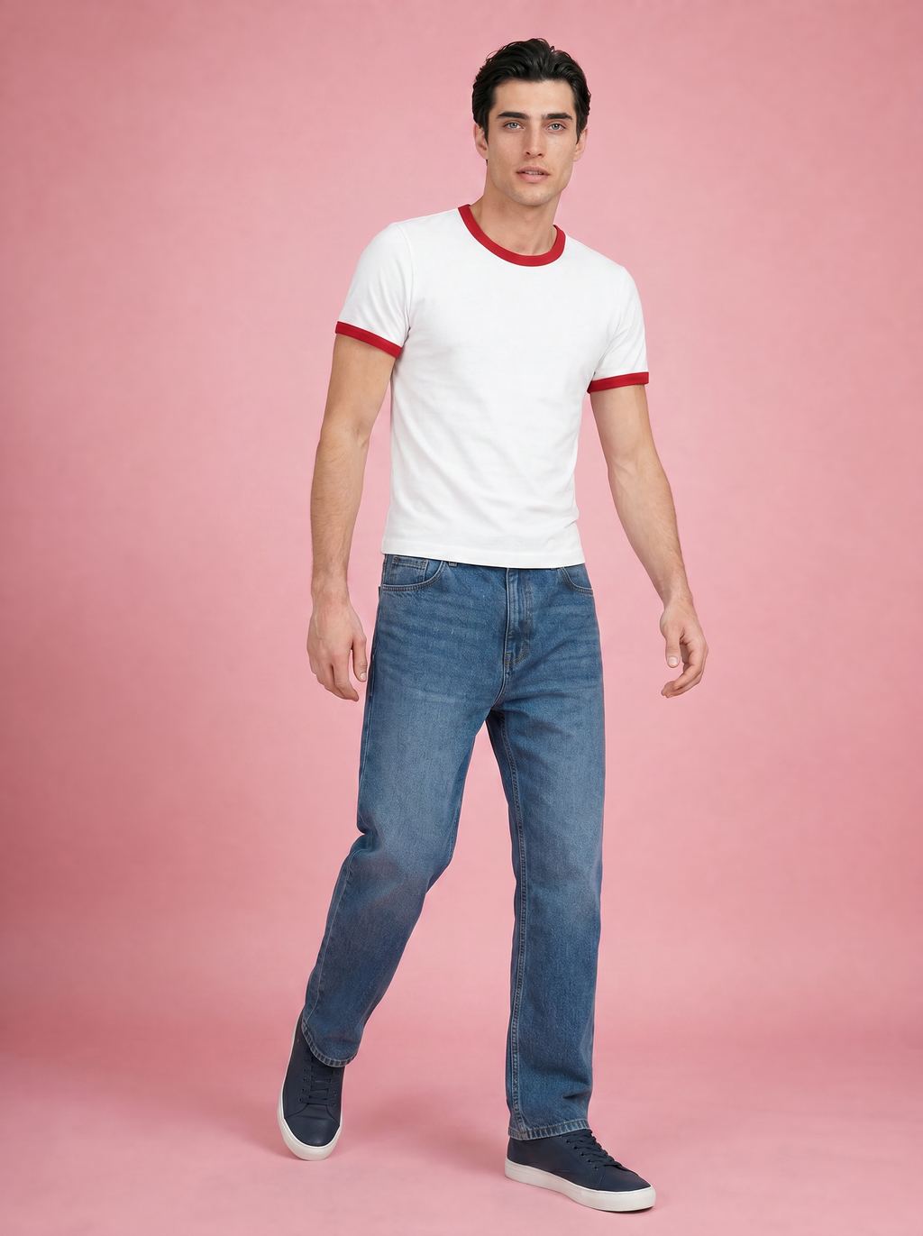 Classic Ringer Box T-Shirt (WR)